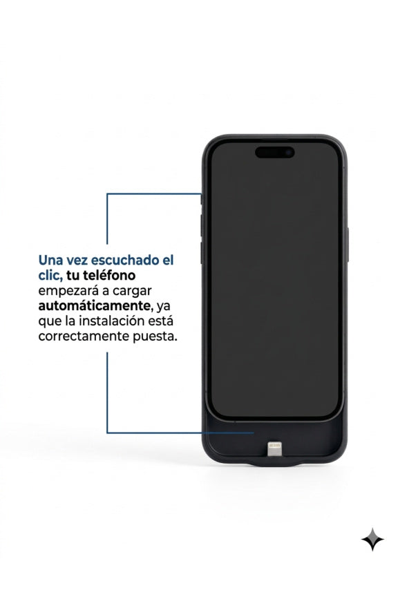 Funda Cargadora con Batería para iPhone — 6800 mAh