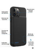 Funda Cargadora con Batería para iPhone — 6800 mAh